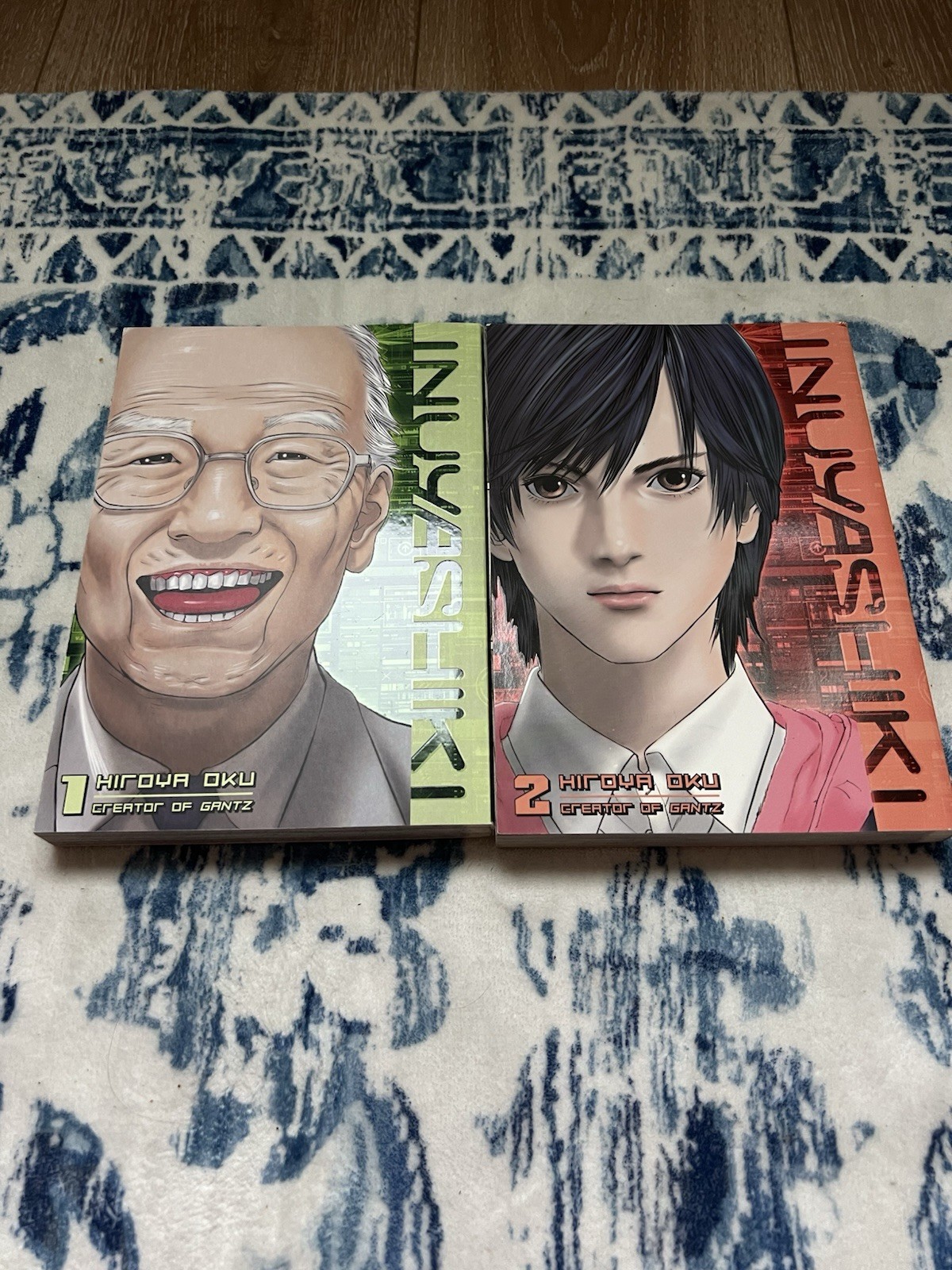Inuyashiki Volume 1 And 2 Hiroyuki Oku PB Manga