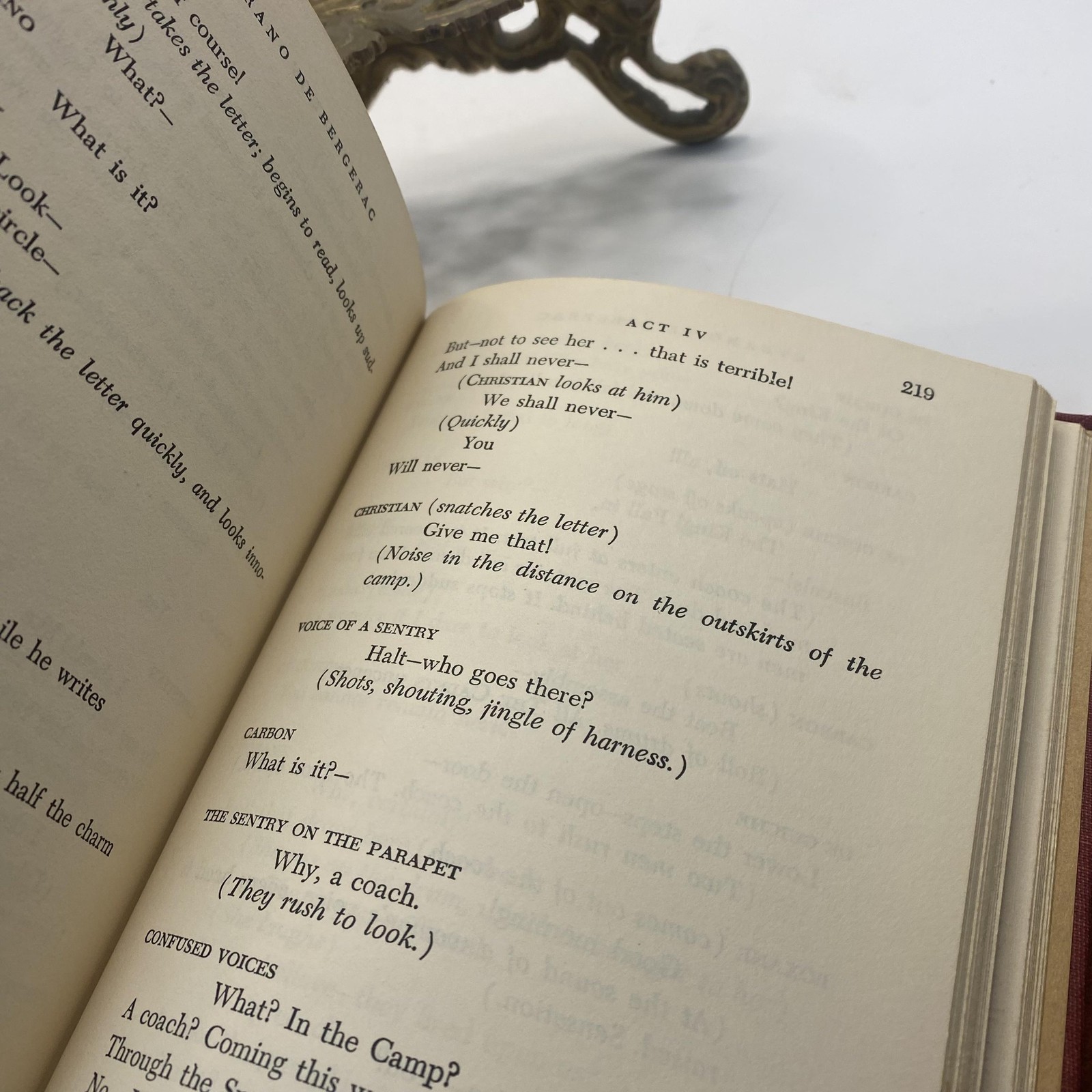 Vintage 1951 Cyrano De Bergerac Edmond Rostand Modern Library Maroon HC Drama