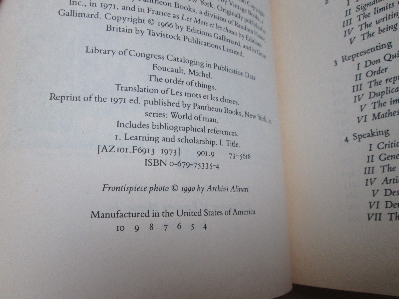 2 Michel Foucault pbs The Order of Things & Power/Knowledge