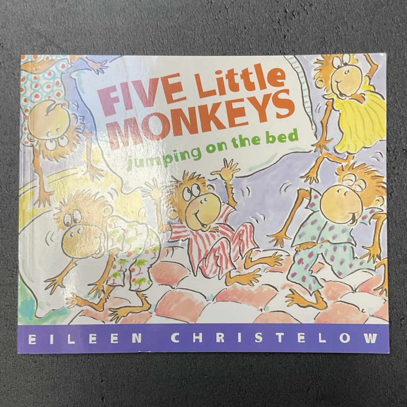 Five Little Monkeys Jumping on the Bed Eileen Christelow PB Ages 4-8 Illus