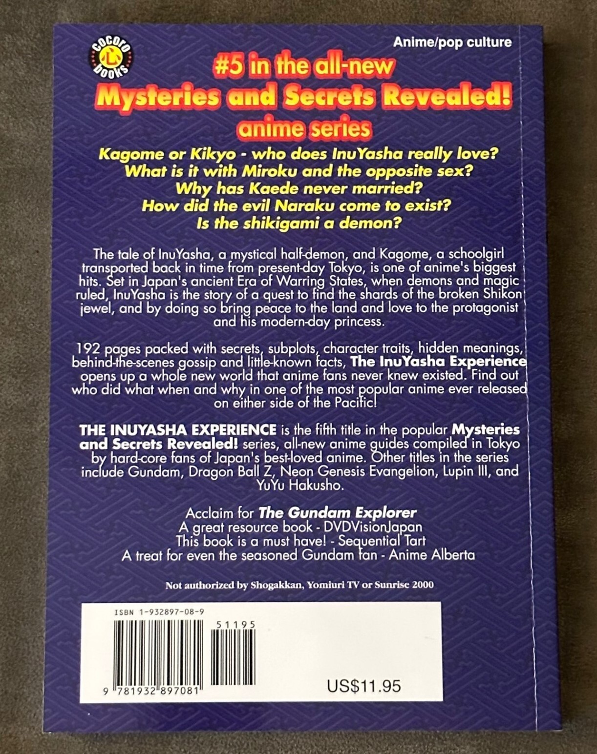 The InuYasha Experience – Mysteries and Secrets Revealed #5 – New, Unread