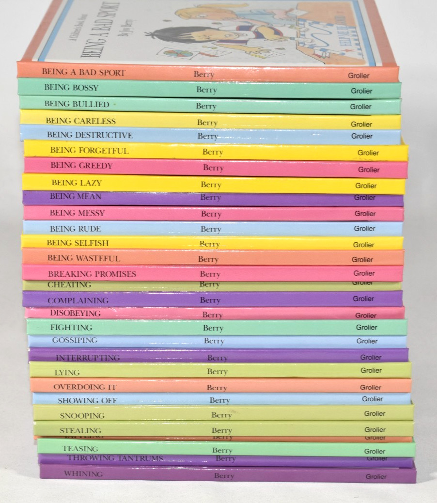 Joy Berry Help Me Be Good Complete Set of 29 Hardback Series Books 1988 Grolier
