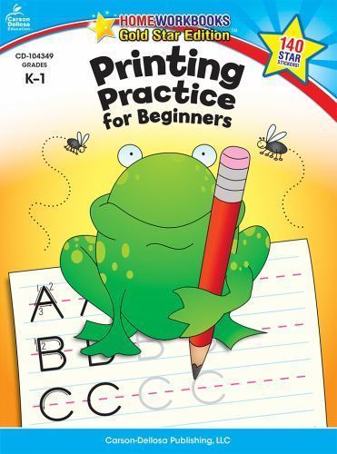 Carson Dellosa Printing Practice for Beginners – 1604187808, Compiler, paperback