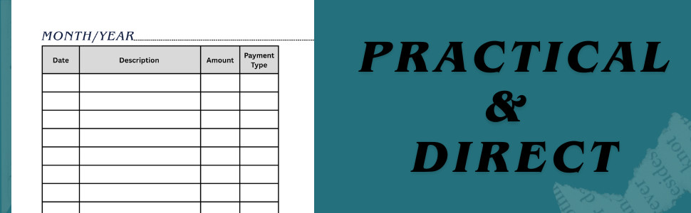 Expense Tracker Organizer Notebook 6 X 9 Paperback 90-pages
