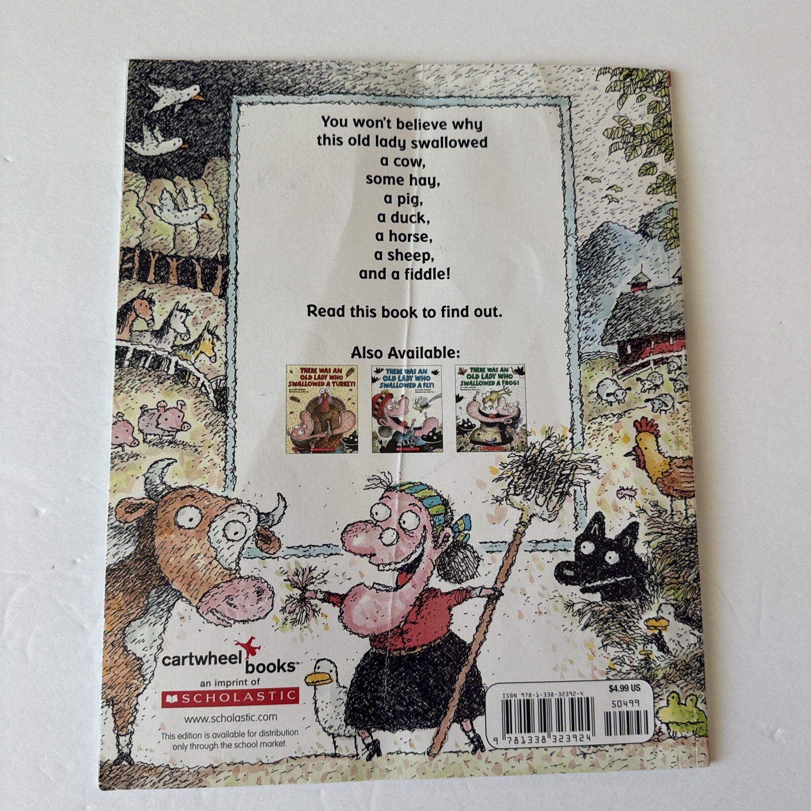 Lot of 11 THERE WAS AN OLD LADY WHO SWALLOWED Book Lot By Lucille Colandro