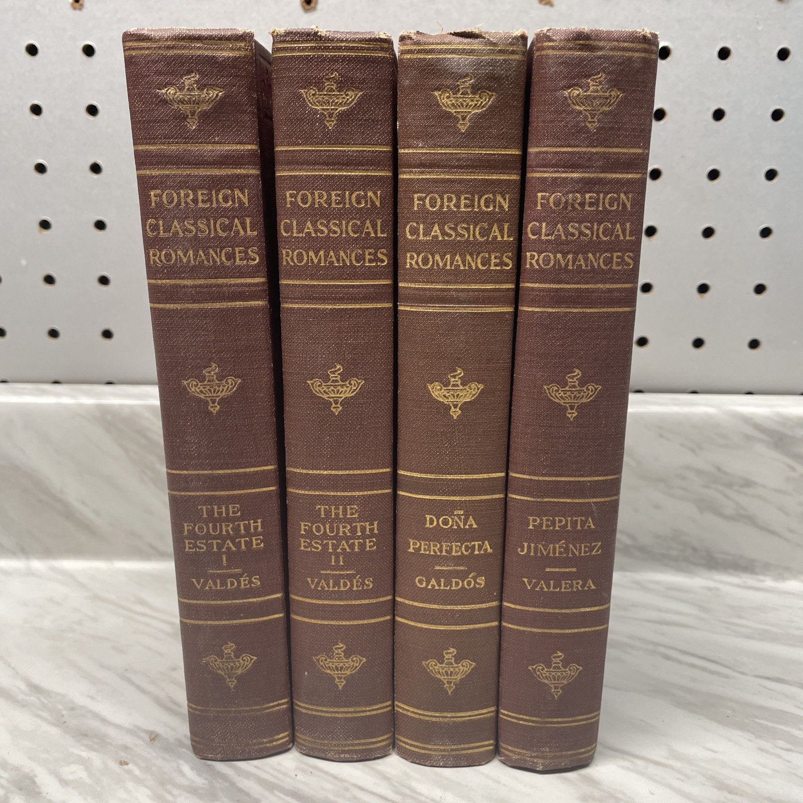 The Foreign Classical Romances P. F. Collier & Sons 4 Antique Book Lot