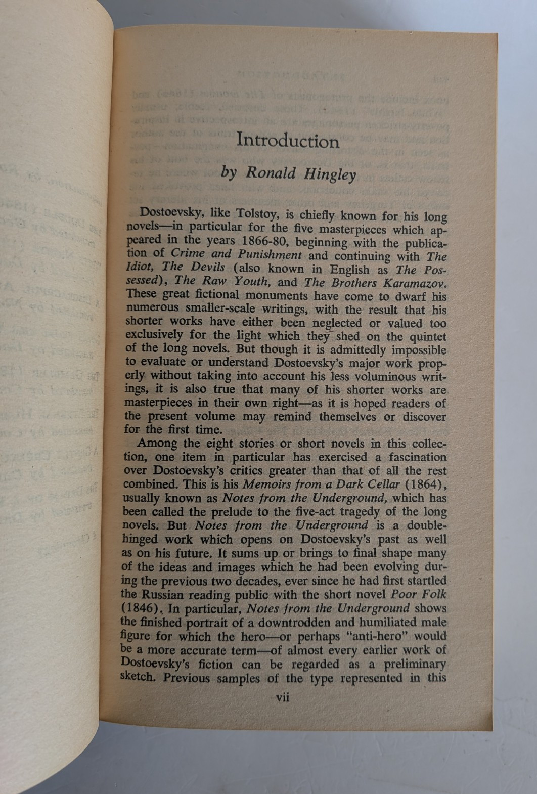 Great Short Works Of Fyodor Dostoevsky 1968 Paperback – Perennial Classic Edit