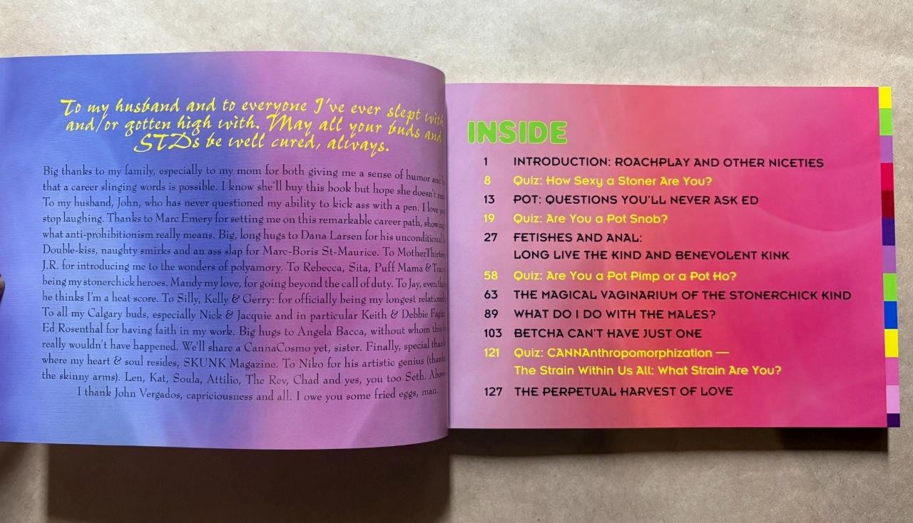 Sex Pot Book by Mamakind 2011 ed rosenthal cannabis 420 archive marijuana stoner