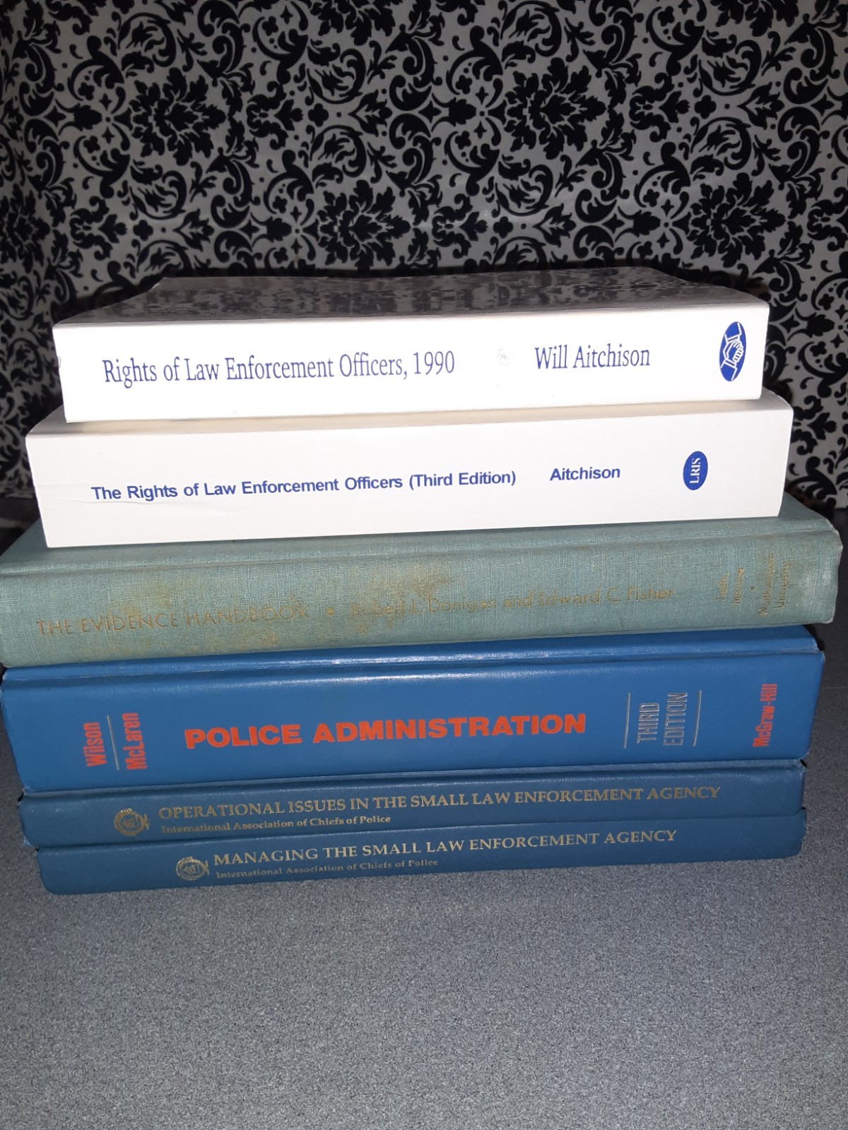 Lot of law enforcement / police administrative books – SOLD TOGETHER!!