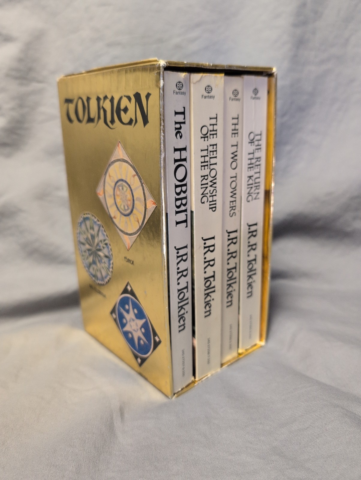 Lord of the Rings Gold Box Set: J. R. Tolkien. Vol. 1-4 Ballentine Books. 1978