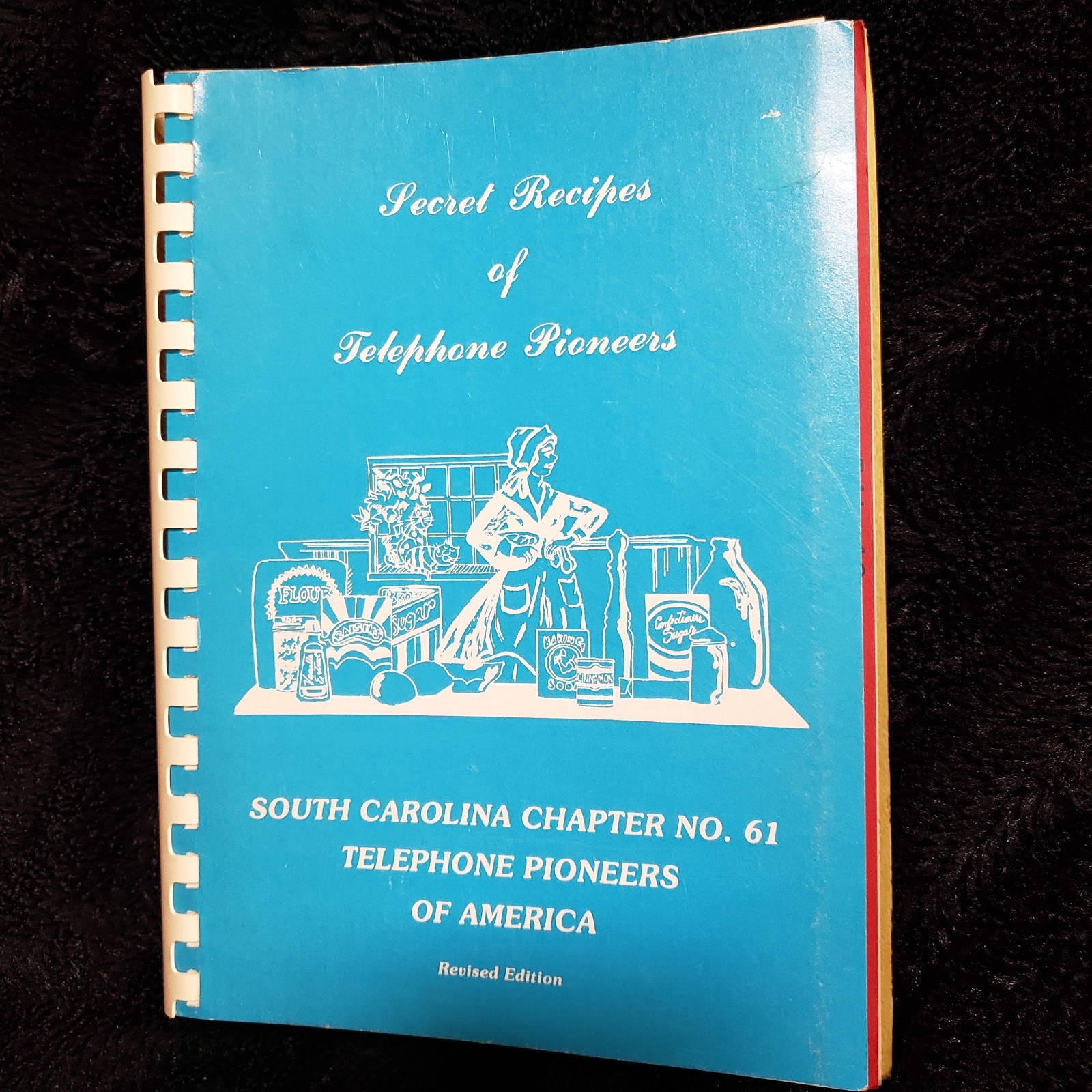 Secret Recipes of Telephone Pioneers Cookbook Chaper 1961 South Carolina 1982