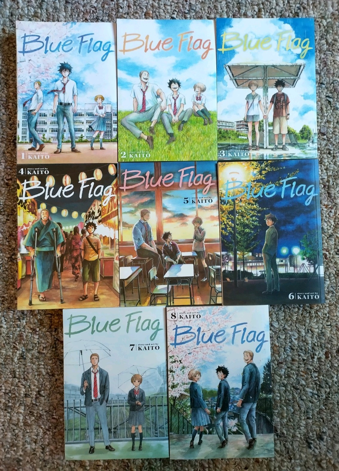 Blue Flag, Vol. 1 – 8 (Full Set) Manga Series By: Kaito (English) Viz Media