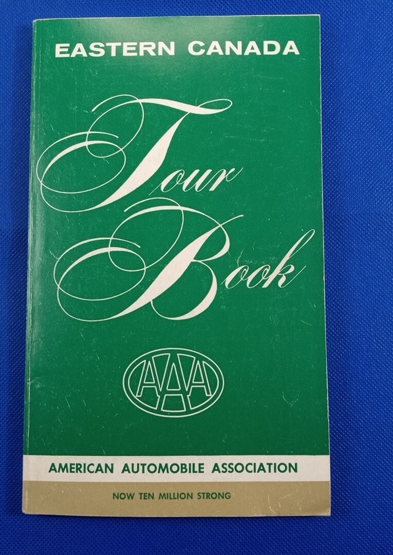 1967 1968 AAA Eastern Canada Travel Tour Book American Automobile Association