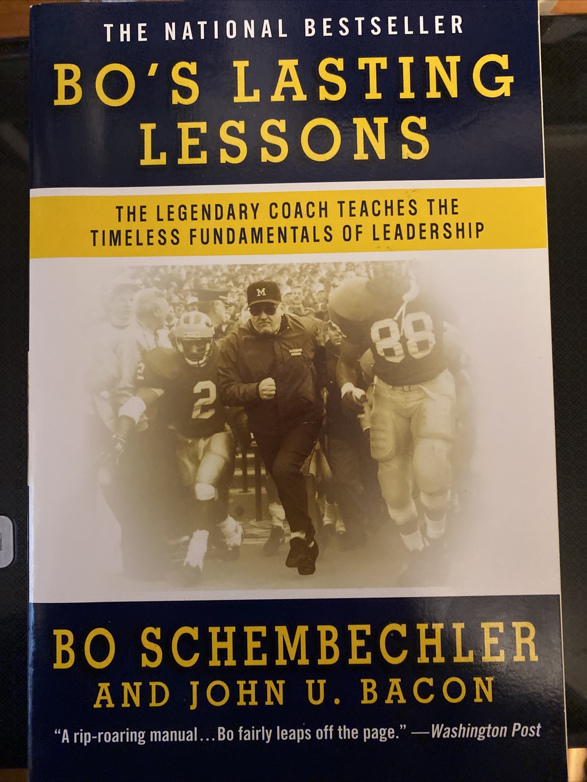 Bo’s Lasting Lessons Signed John U Bacon The Legendary Coach Teaches B46