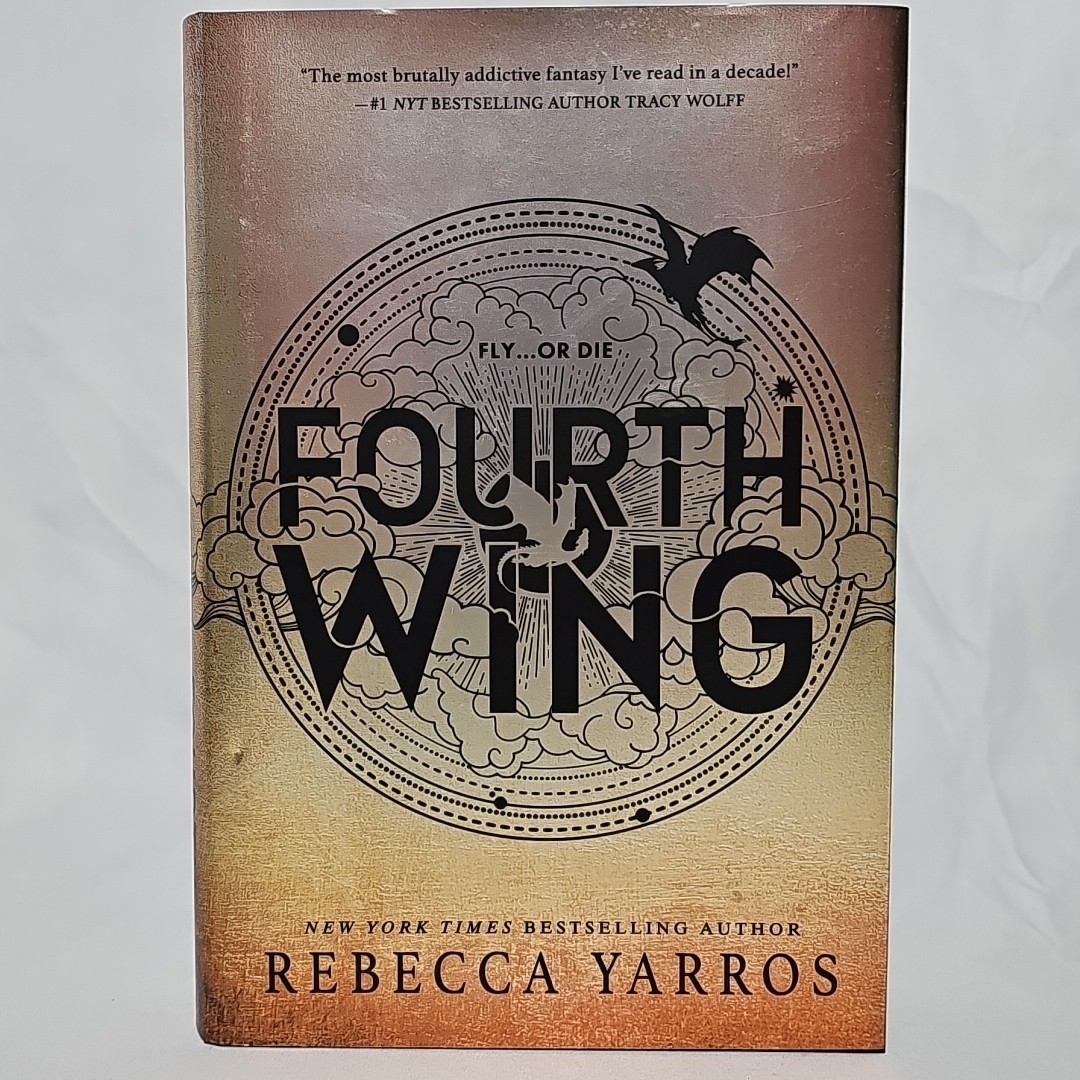Fourth Wing – Rebecca Yarros – First Edition – Hardcover w/ Slipcover
