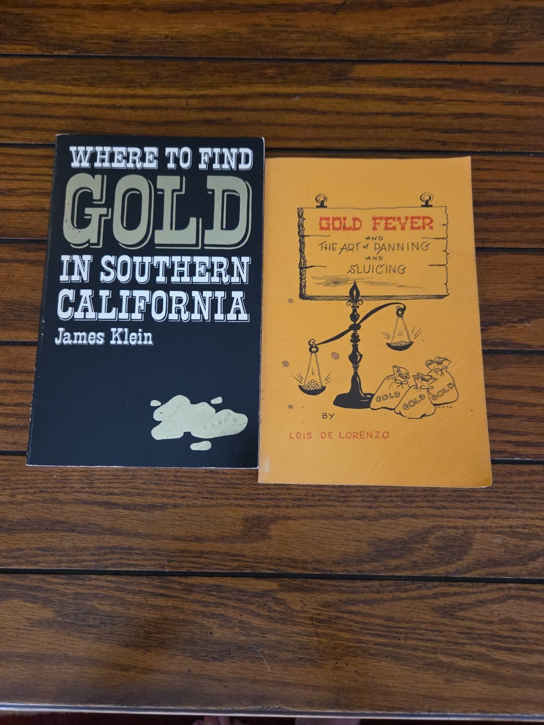 Vintage Gold Prospecting Books Lot Gold Fever & Where To Find Gold SoCal- Mining