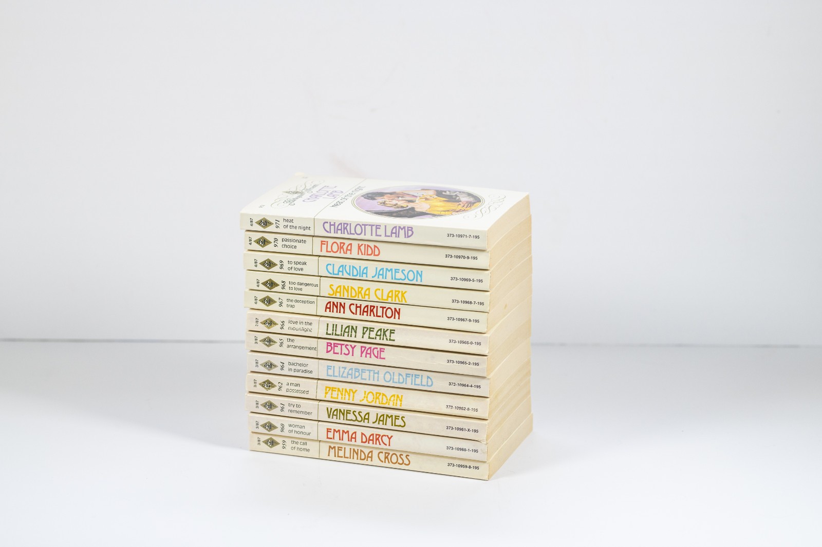 Harlequin Presents Lot of 12 (See Photos for Titles) – Vintage Romance Novels