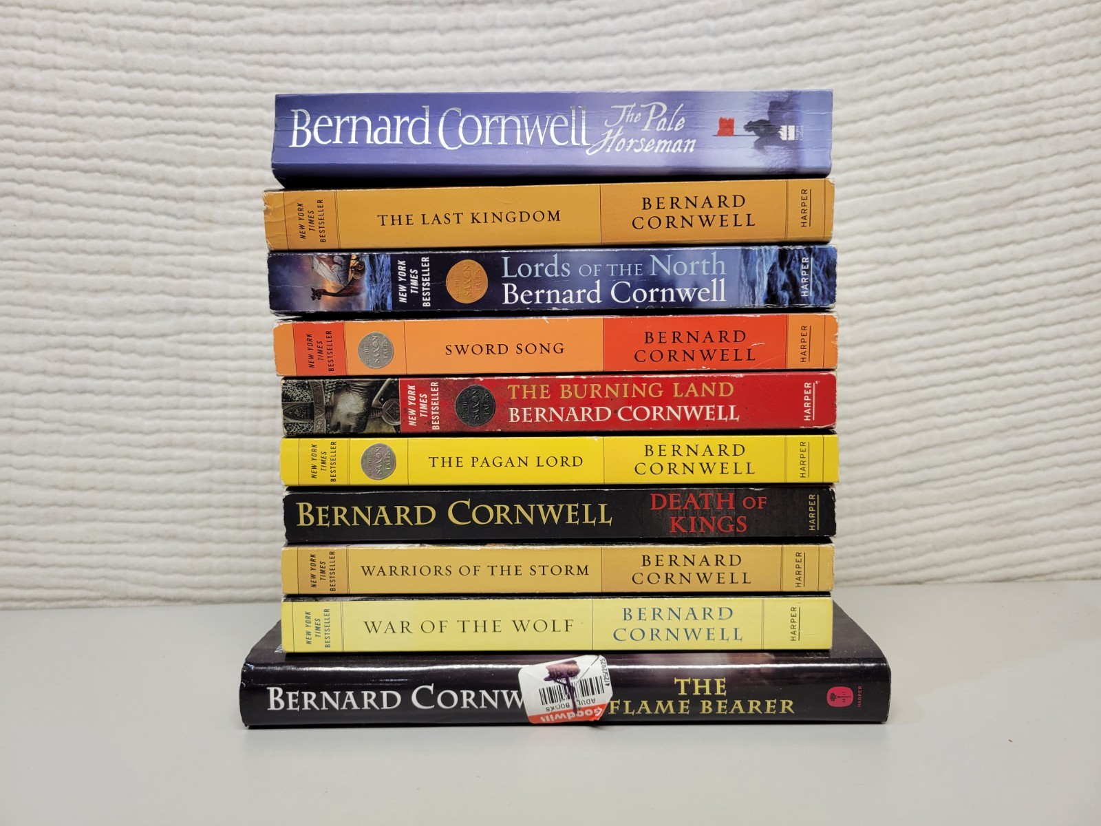Lot of 10 The Last Kingdom Series Saxon Books by Bernard Cornwell PB/HC L2