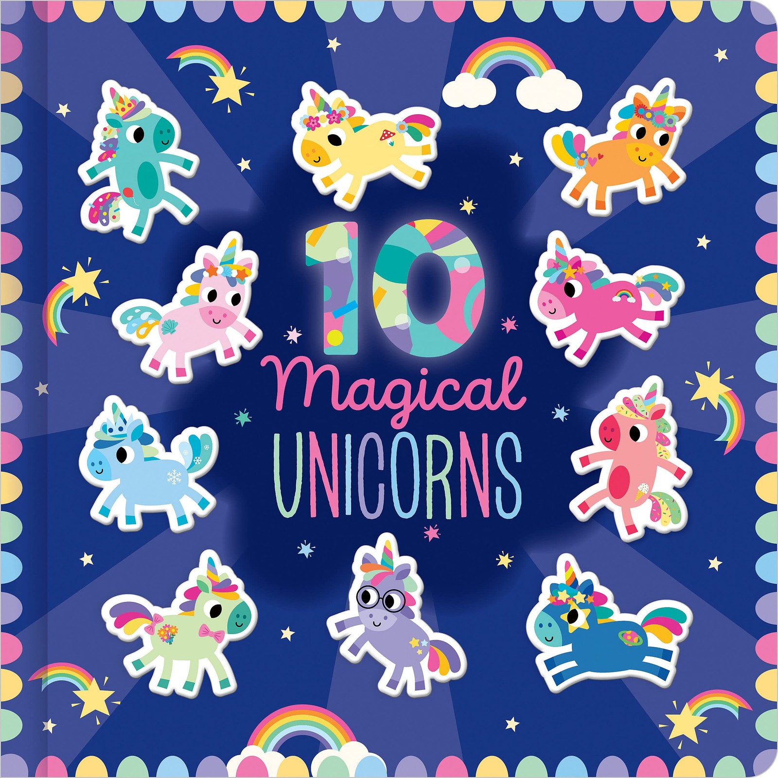 10 Magical Unicorns – board book Jenkins, Cara|Barker, Scott