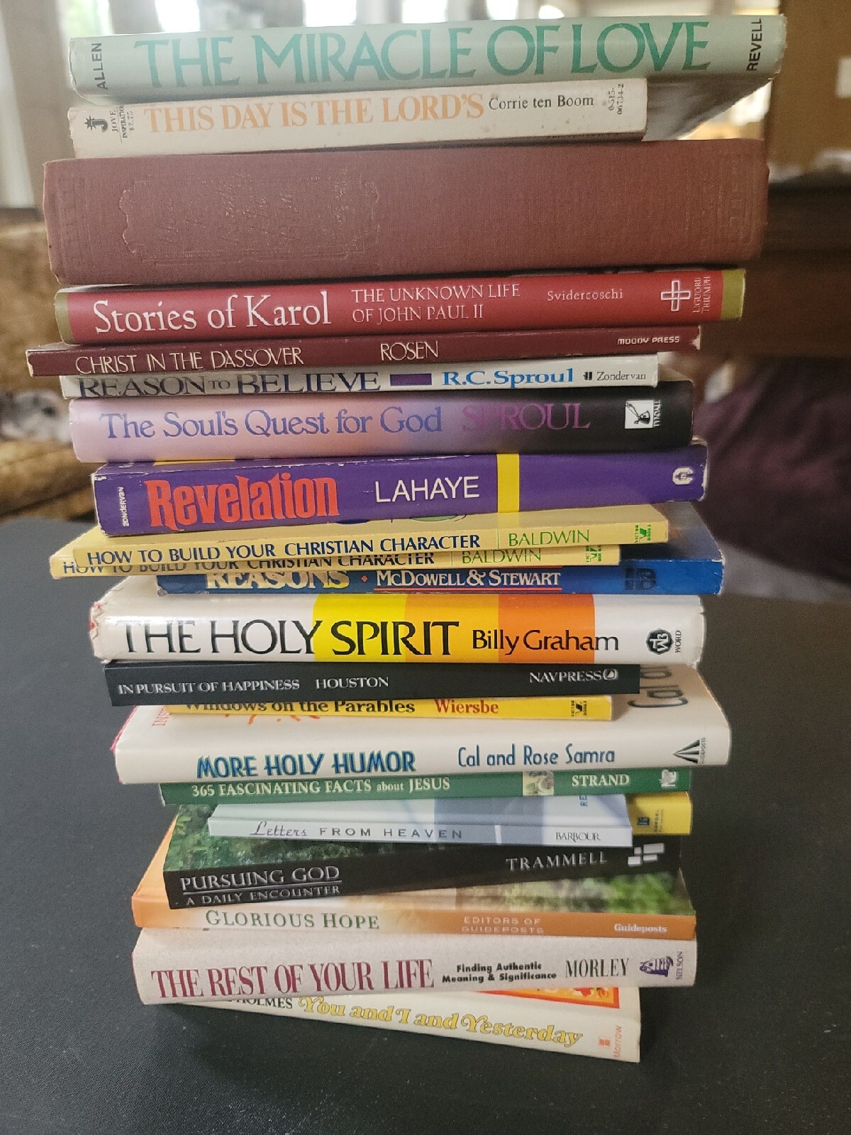 Religious Book Lot Of 22 Vintage 1970s-2010s Ministry Religon Topics Set