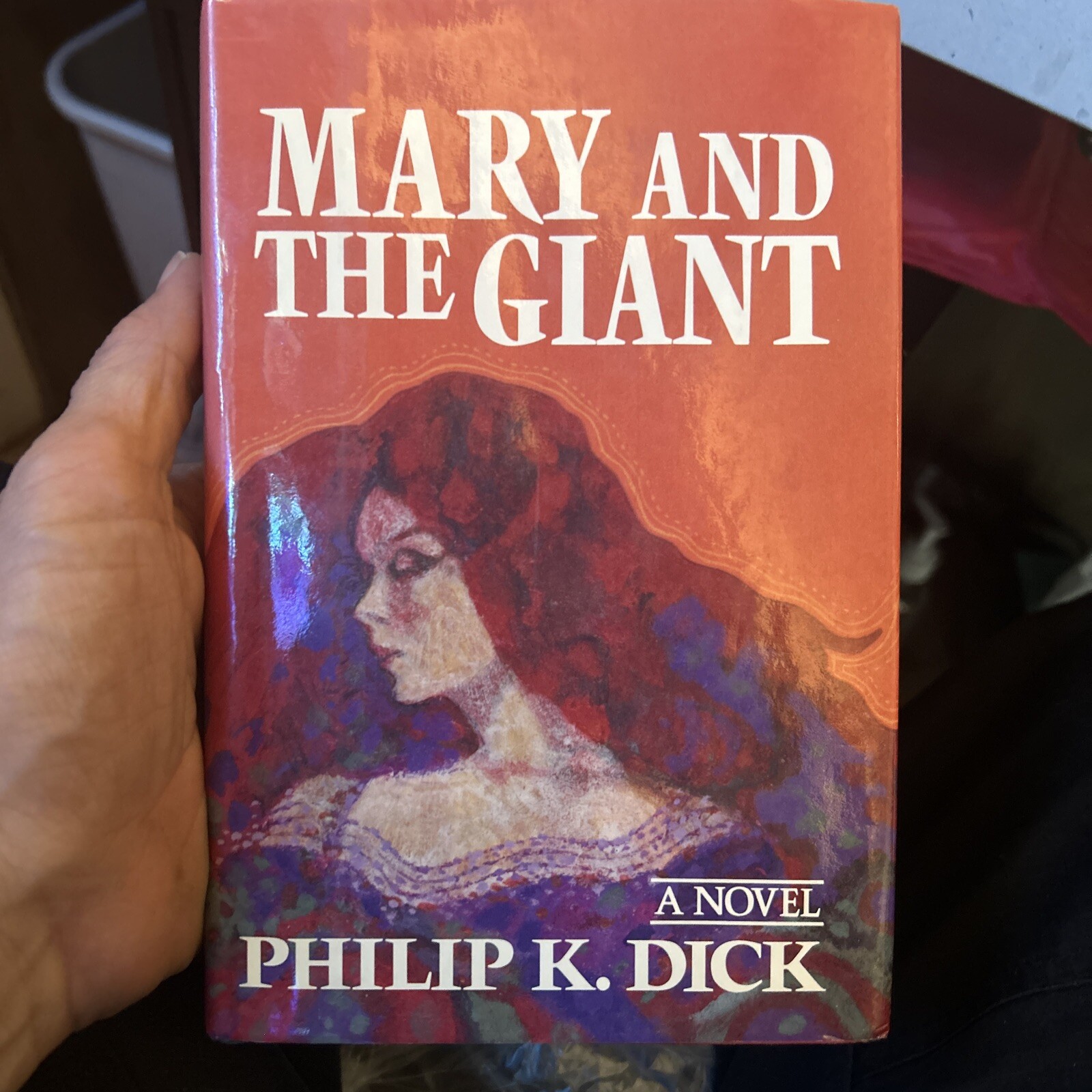 mary and the giant philip k. dick HC HB w/dj x library ’87 1st ed sci-fi blade !