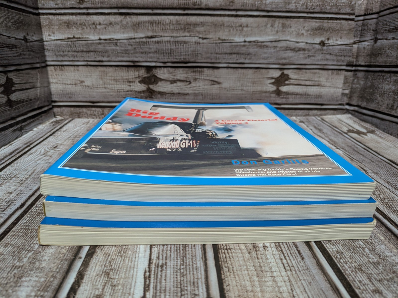 Big Daddy Don Garlits Career Pictorial Book Set Volume 1-3 Drag Racing