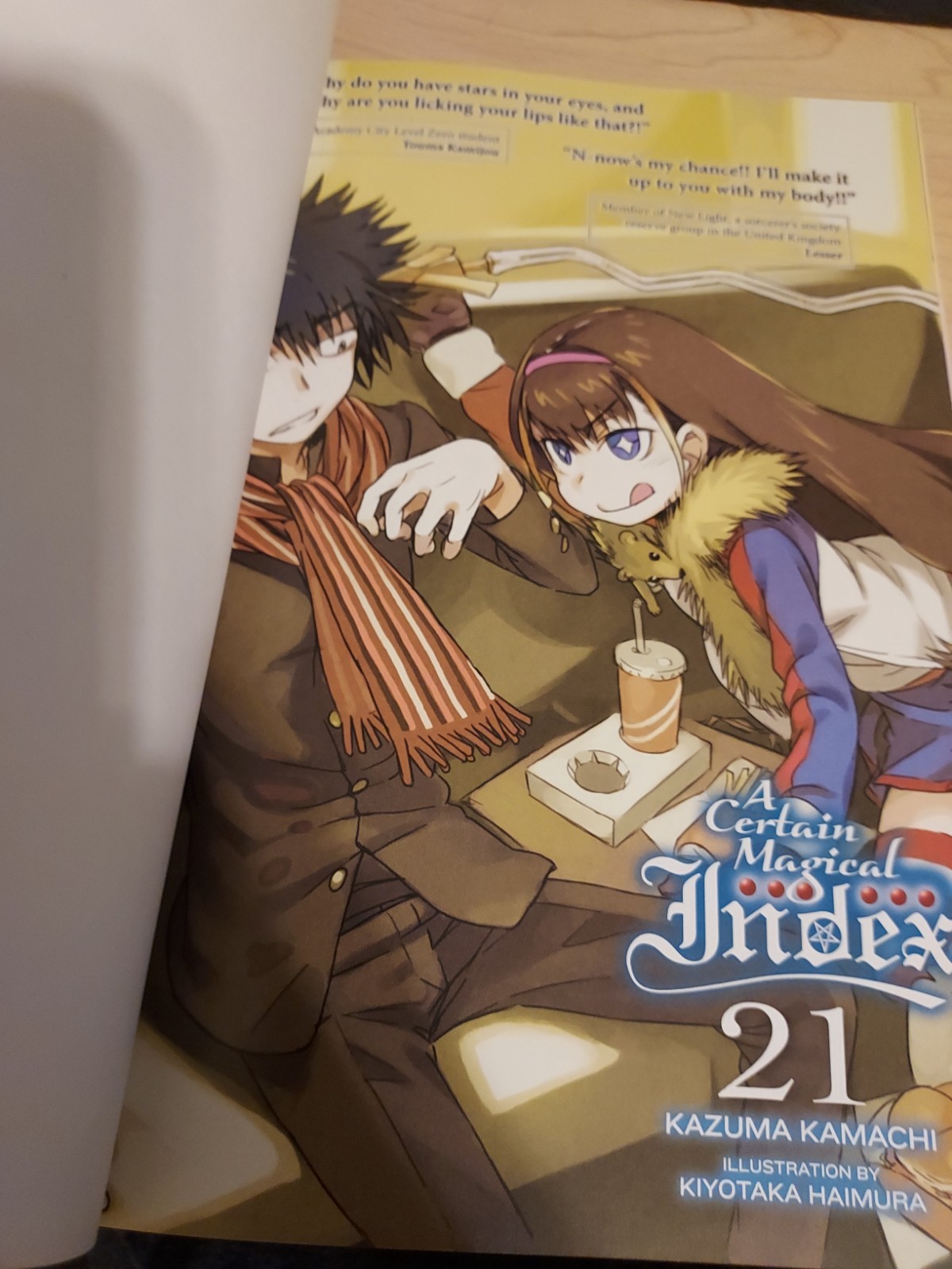 A Certain Magical Index Vol 21 light novel Volume 21 OOP Yen Press SC