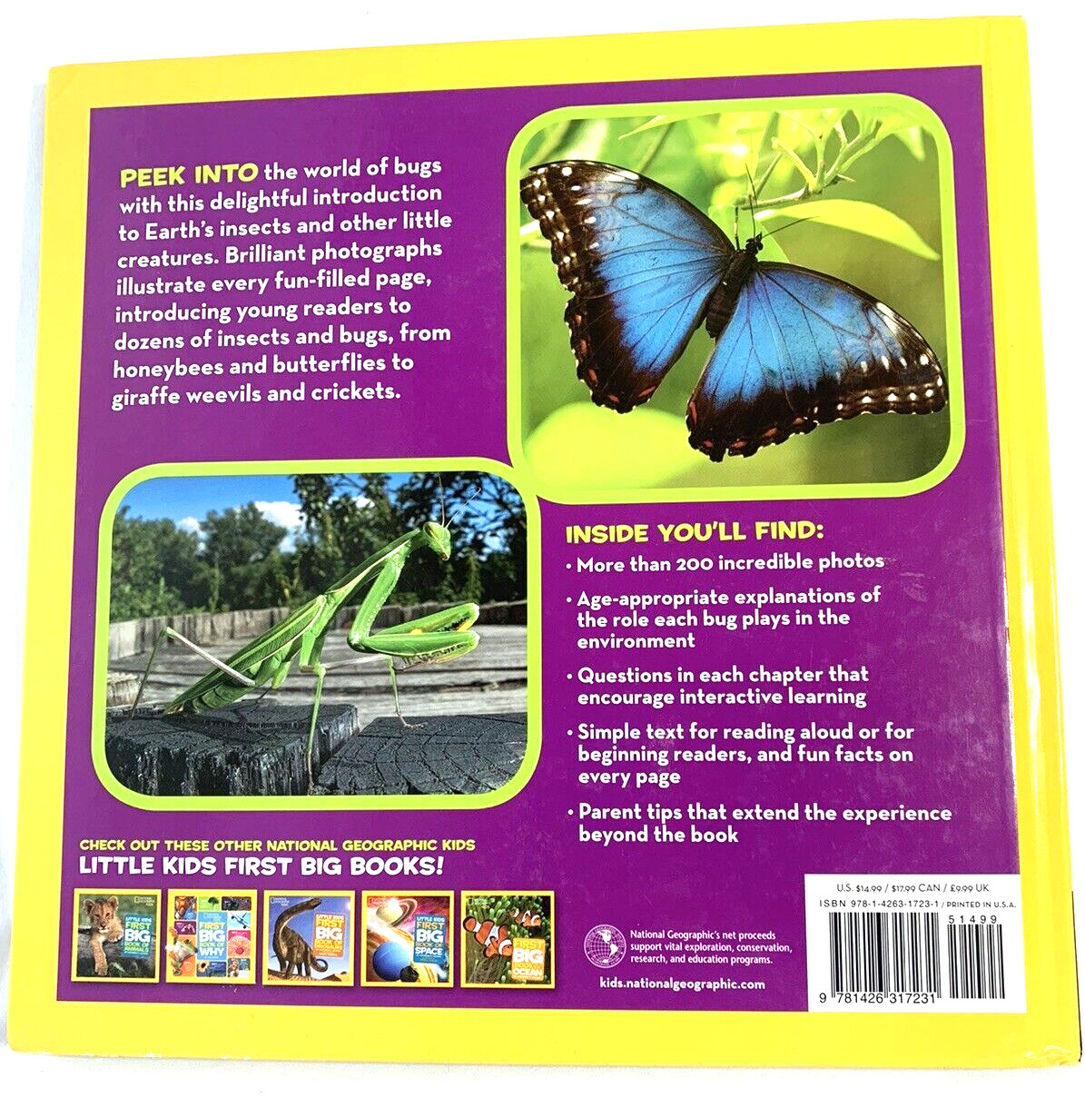 Big Book of Bugs From National Geographic by Catherine D. Hughes…