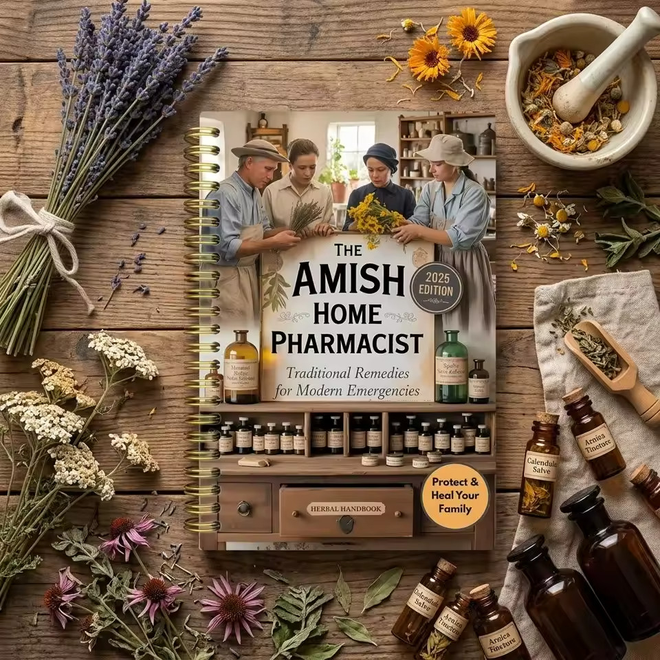 Herbal Remedies Handbook Traditional Natural Healing Guide Amish Home Pharmacy