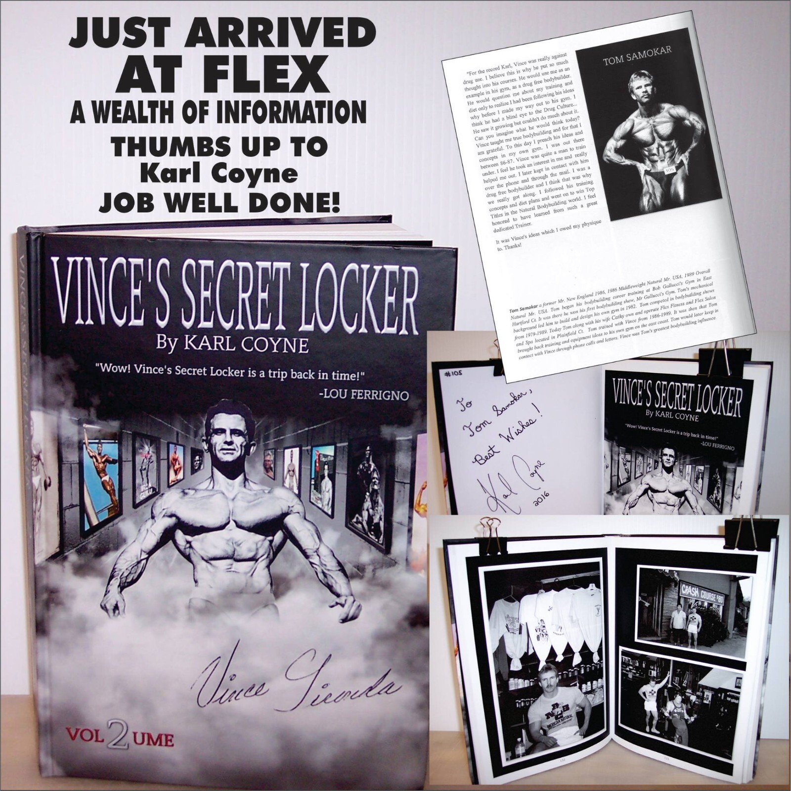 Vince’s Secret Locker Vol 2 Paperback – 474 Pages – Vince Gironda Bodybuilding