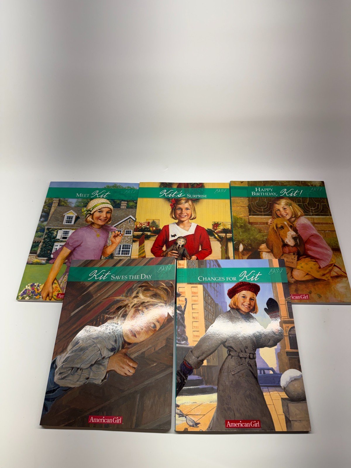 Kit An American Girl Paperback Book Set #1, 3-6 Missing Bk 2 EUC
