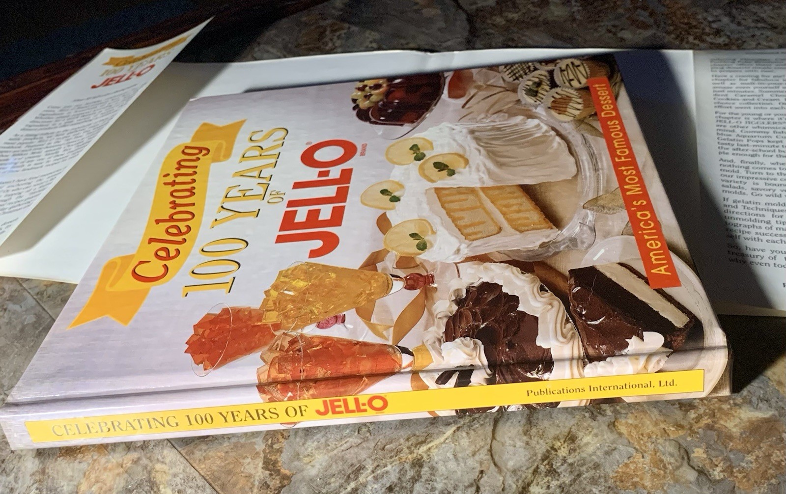 Celebrating 100 Years Of JELL-0 America’s Most Famous Dessert – 1997 Hardcover
