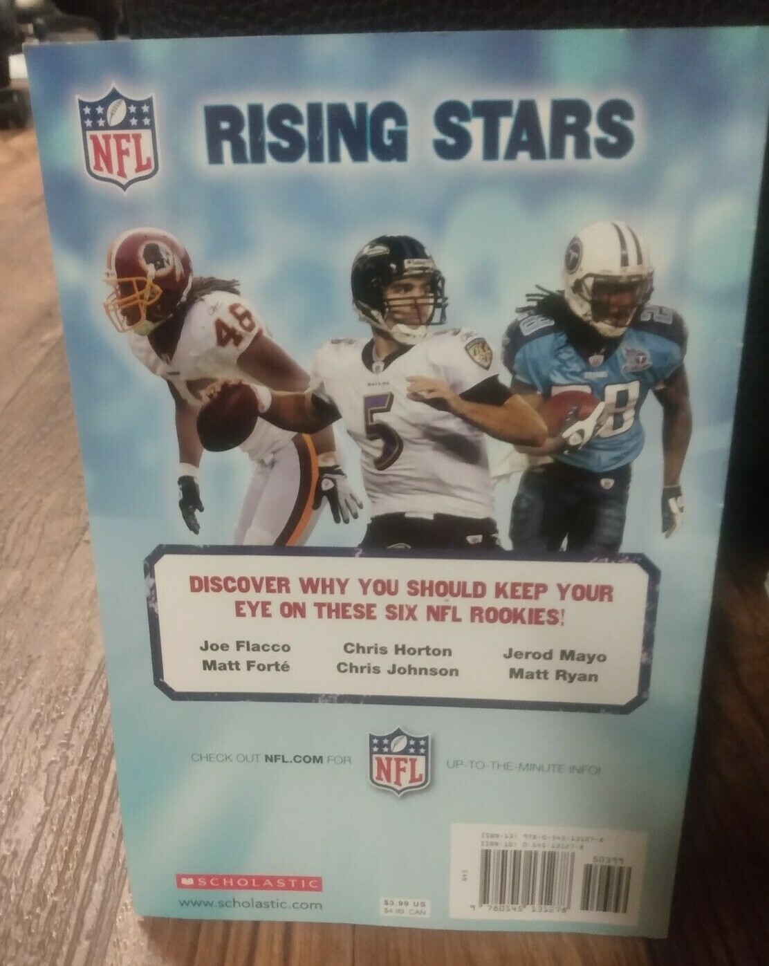 Lot of 2 football books by Tim Polzer: NFL Rising Stars and Dynamic Duos