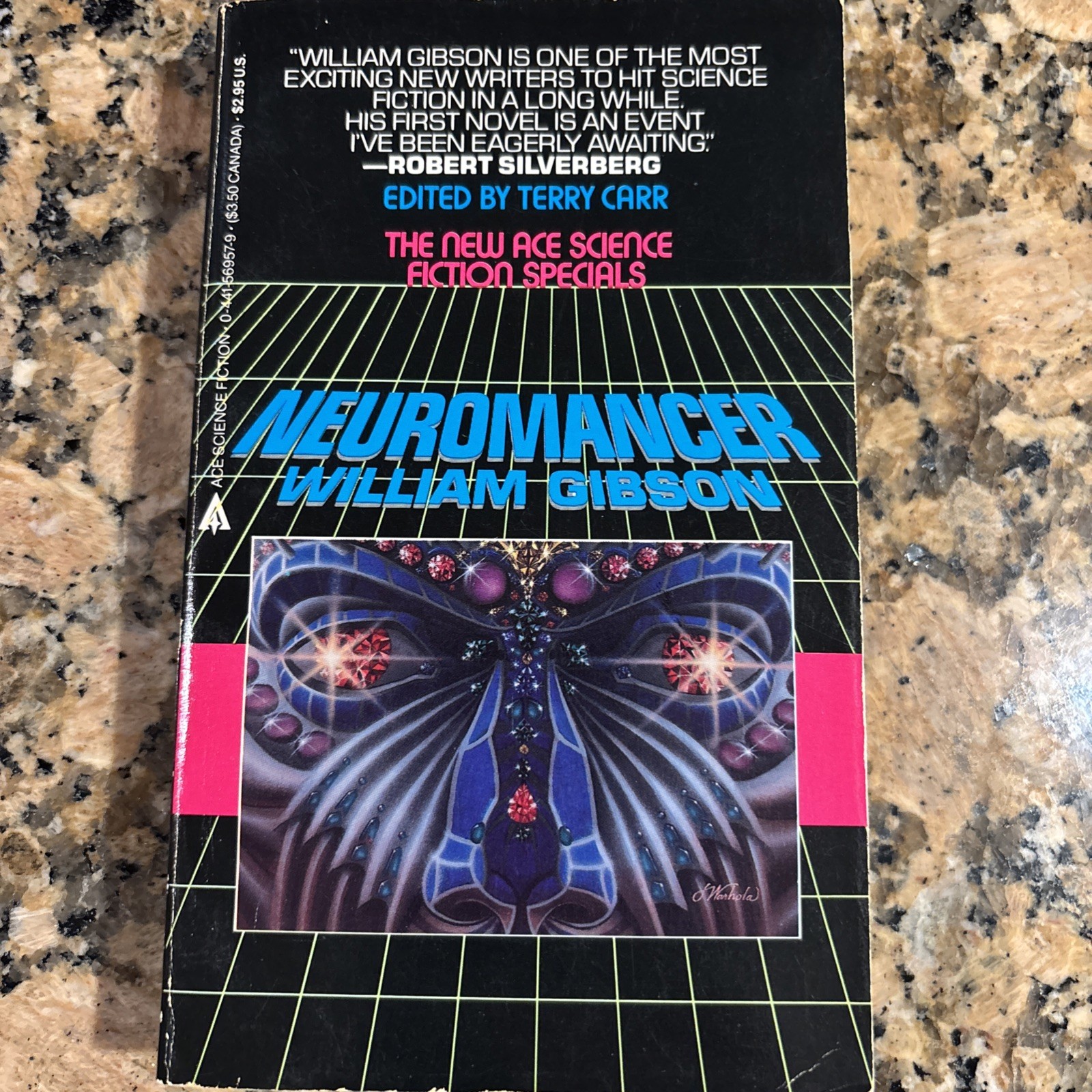 1984 Neuromancer William Gibson 1st Edition 2nd Print VTG Ace SciFi Paperback