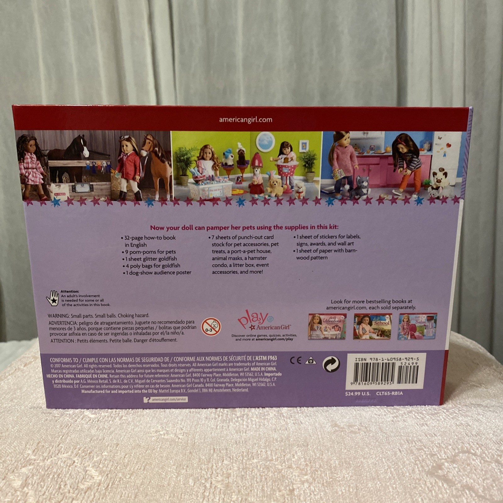 American Girl Doll Pets: Pawsatively Amazing Pet Adventure Book Craft Kit