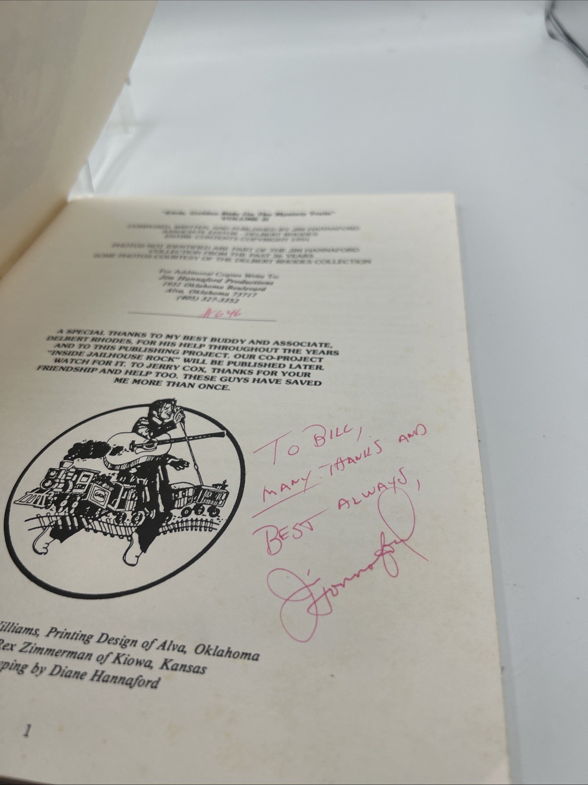 Elvis: Golden Ride On The Mystery Train, Vol. II by Jim Hannaford – Signed