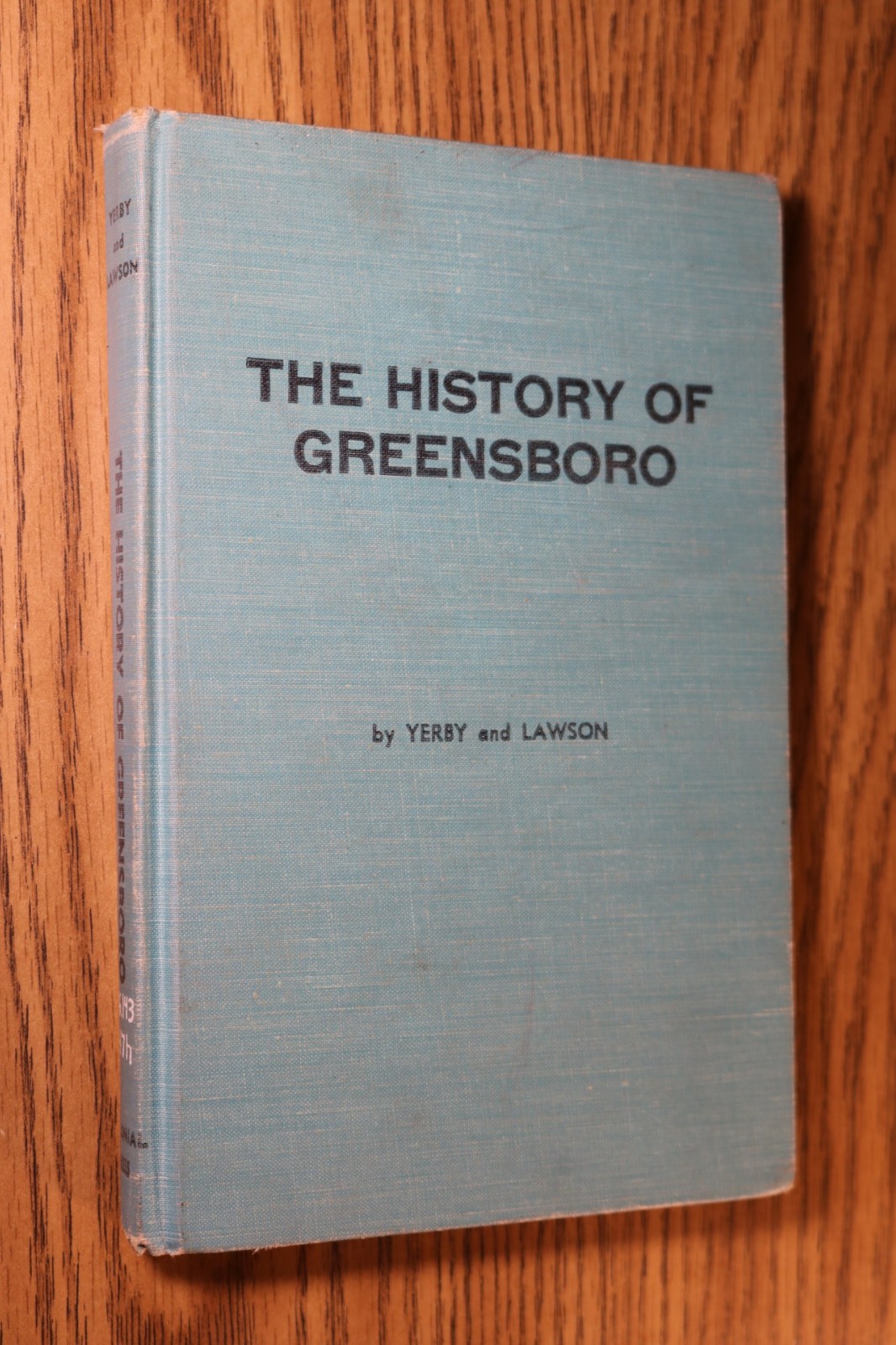 History of GREENSBORO Alabama Yerby Lawson 1963 AL Hale County