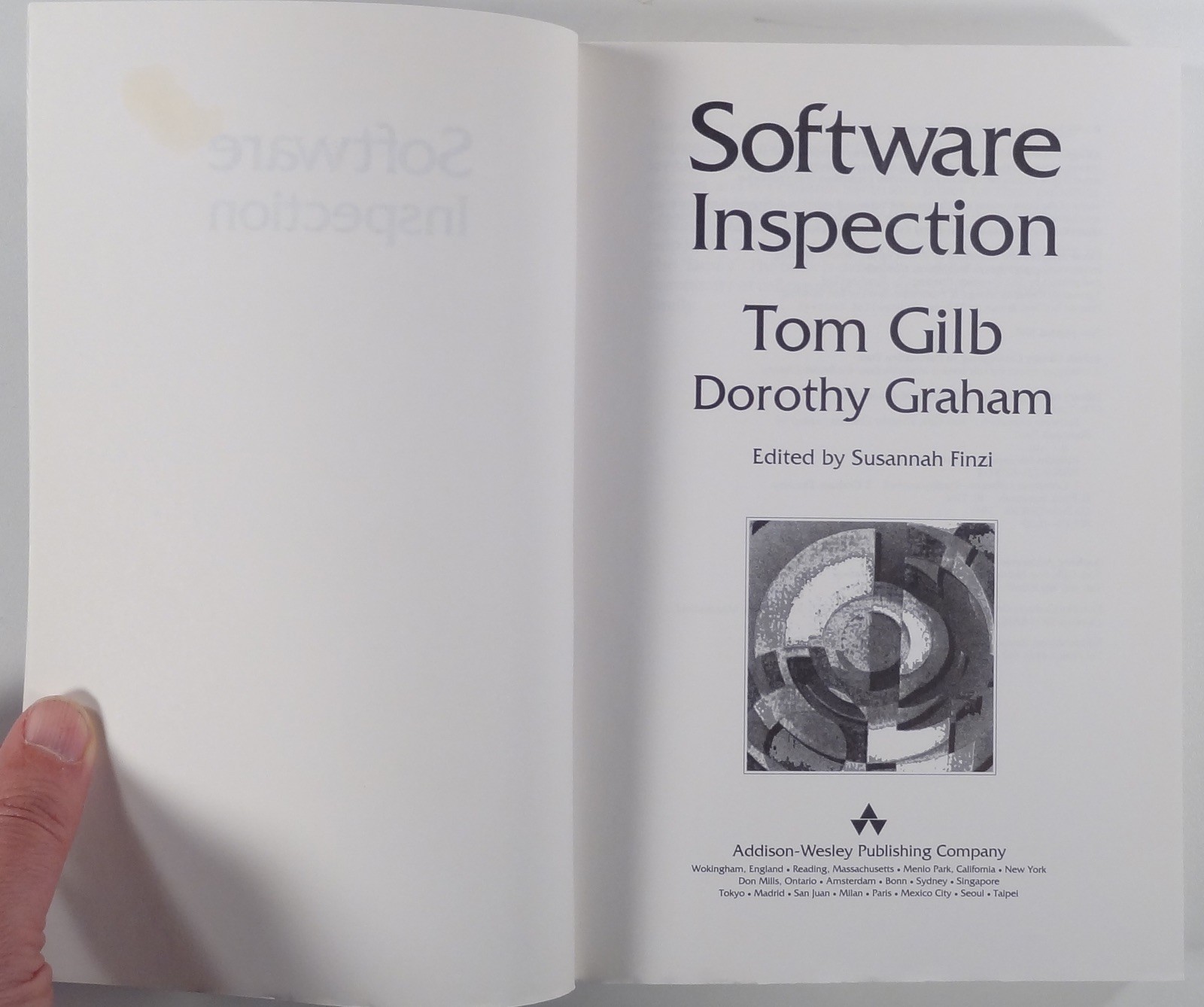 1993 SOFTWARE INSPECTION Project Management CODE REVIEW testing ENTERPRISE DEV