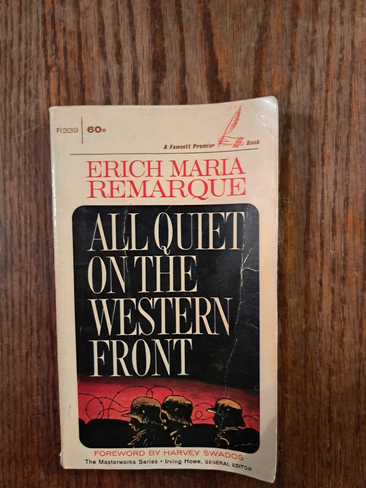 Vintage All Quiet on the Western Front Erich Maria Remarque 1967 Fawcett PB Book