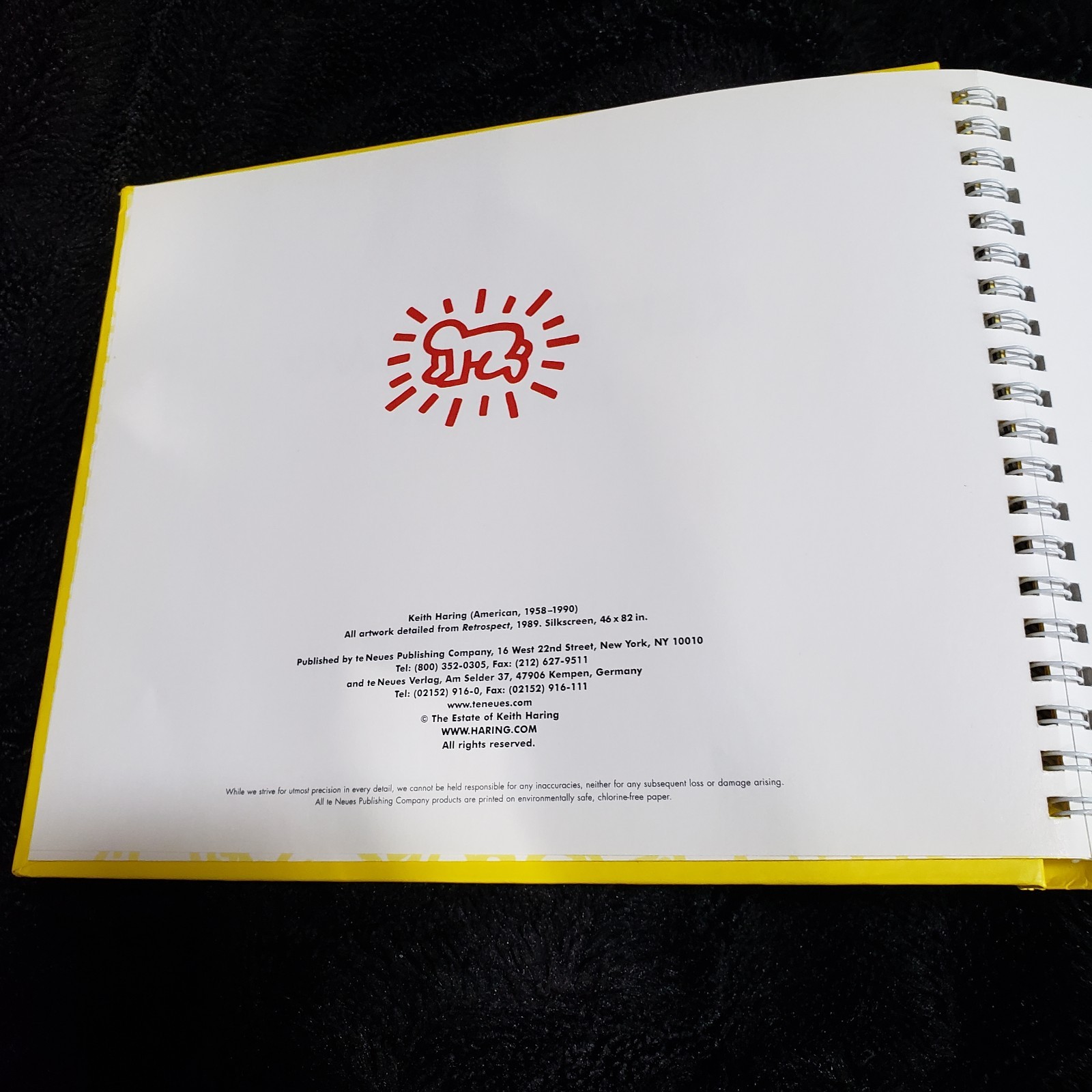 Keith Haring Baby Book Baby Record Memory Scrapbook 1993 Keith Haring Art
