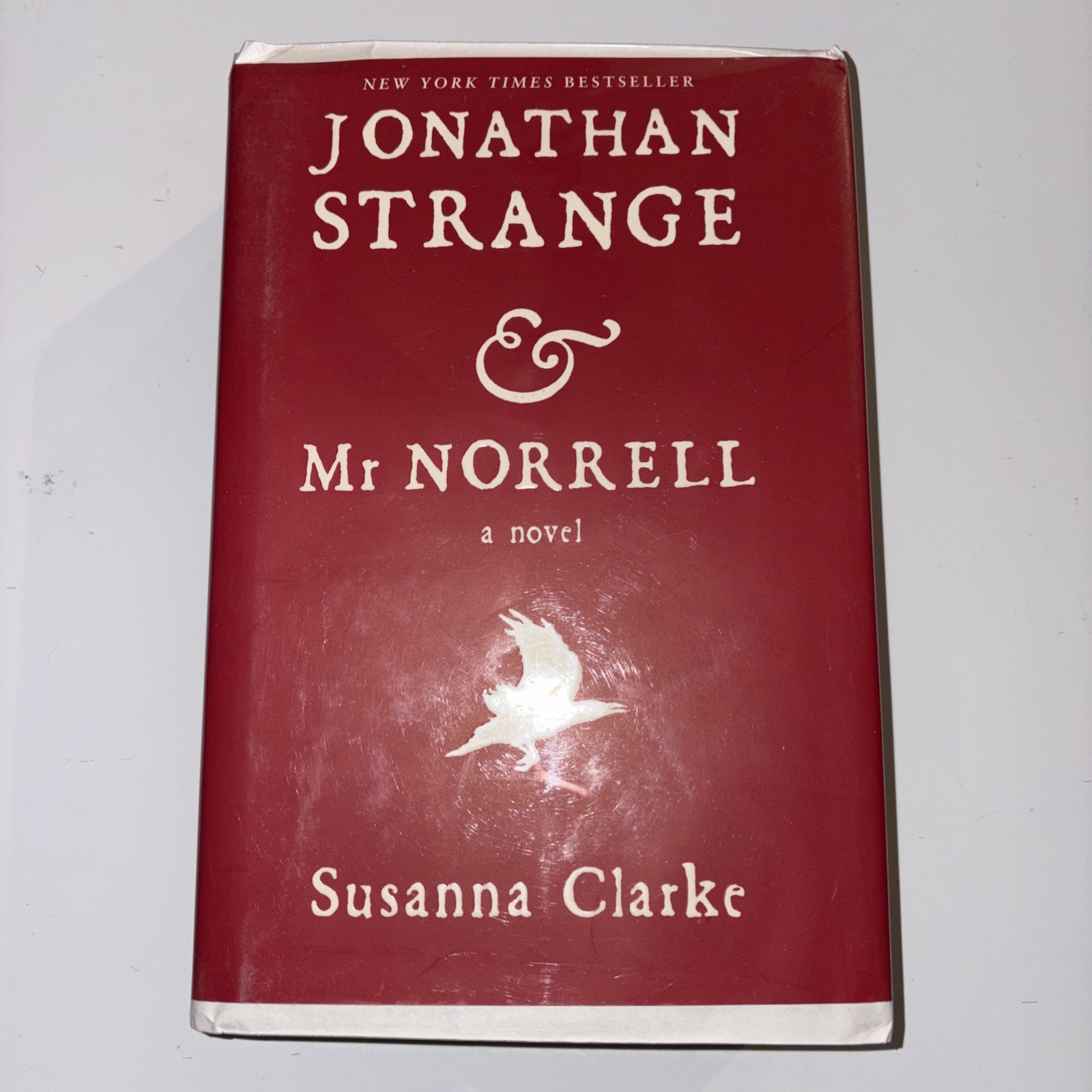 Jonathan Strange and Mr Norrell by Susanna Clarke Christmas Red Hardcover SIGNED