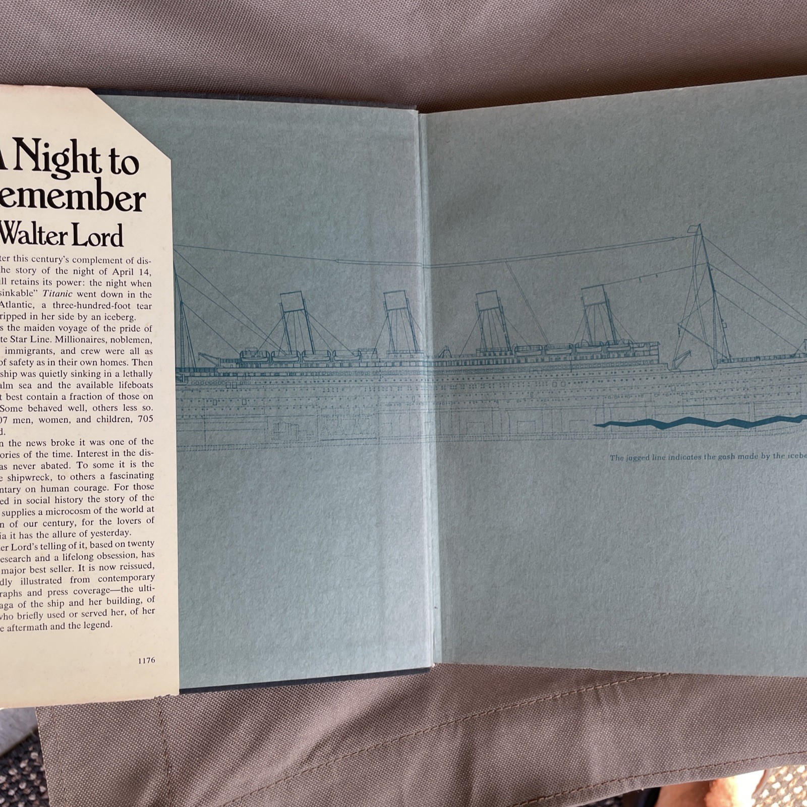 Walter Lord A Night To Remember Illustrated DJ HC 1976 Edition