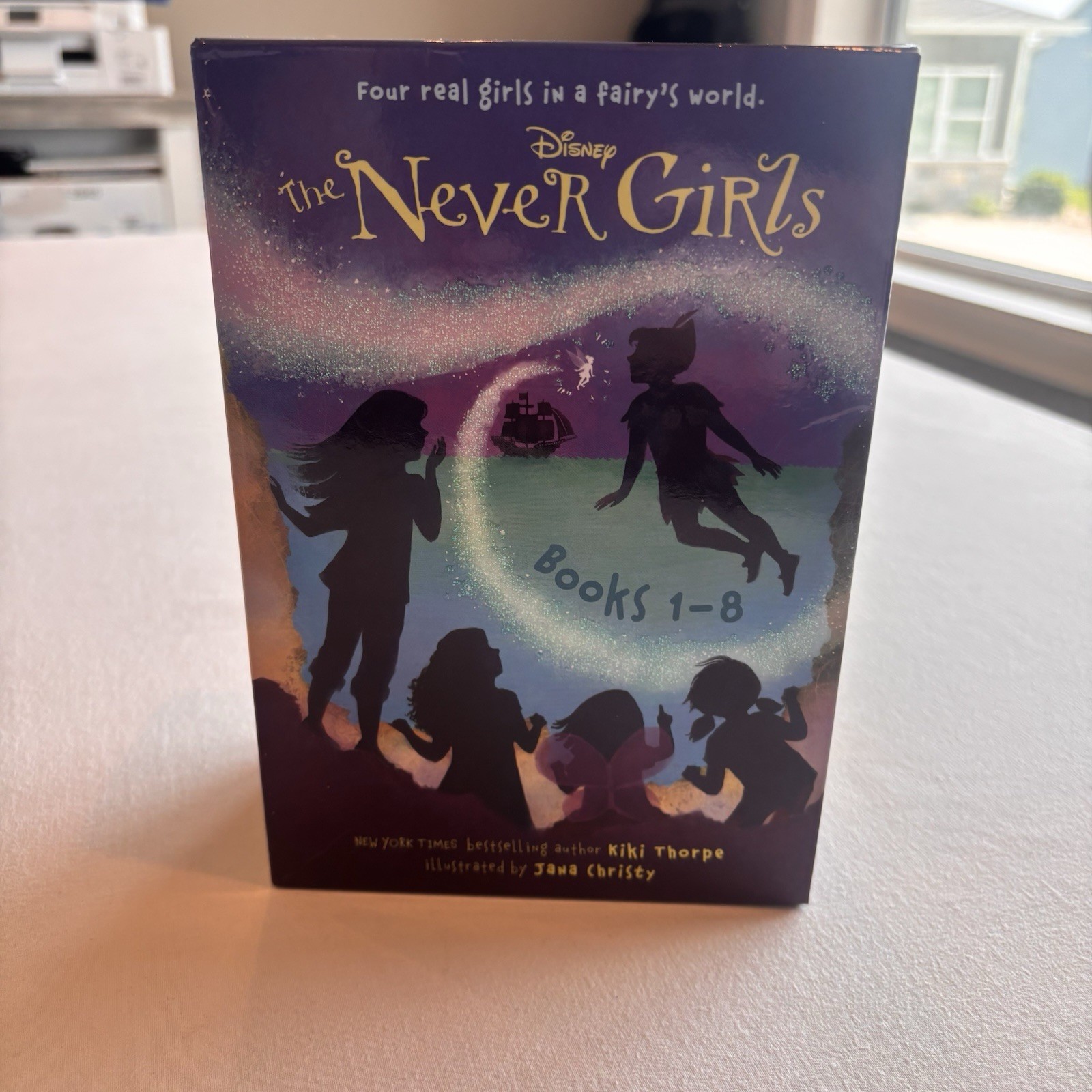 Disney The Never Girls Books 1-8 Kiki Thorpe Random House Purple PB Box Set