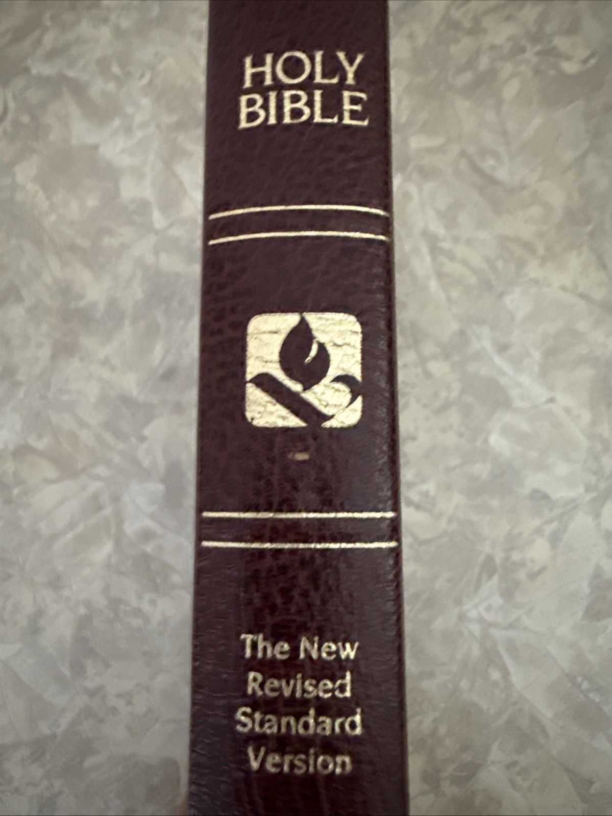 Holy Bible NRSV New Revised Standard Version Large Print Burgundy 1990
