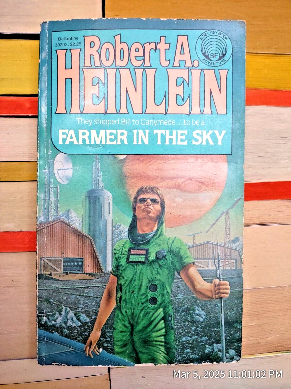 Heinlein ‘s FARMER IN THE SKY *Del Rey PB 1981* Robert A. HEINLEIN