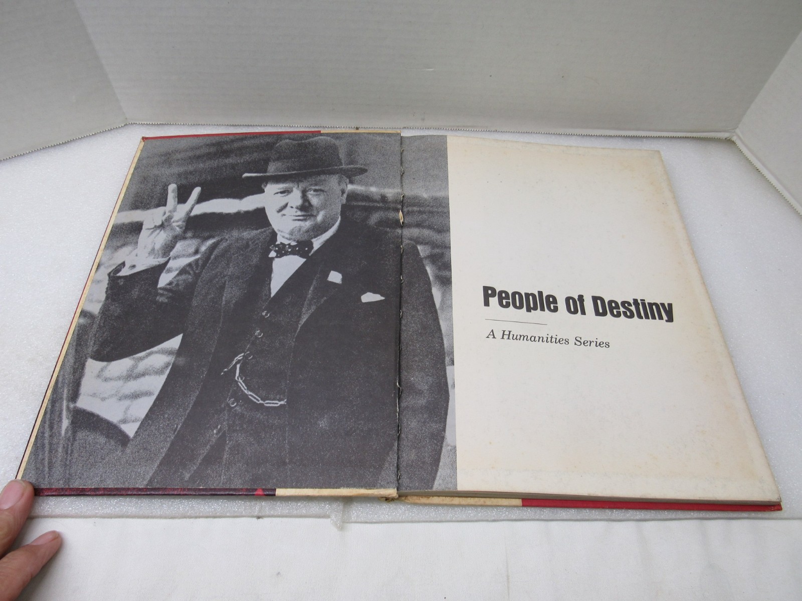 People Of Destiny Sir Winston Churchill Vol.3 Children’s Press 1968 Hardcover