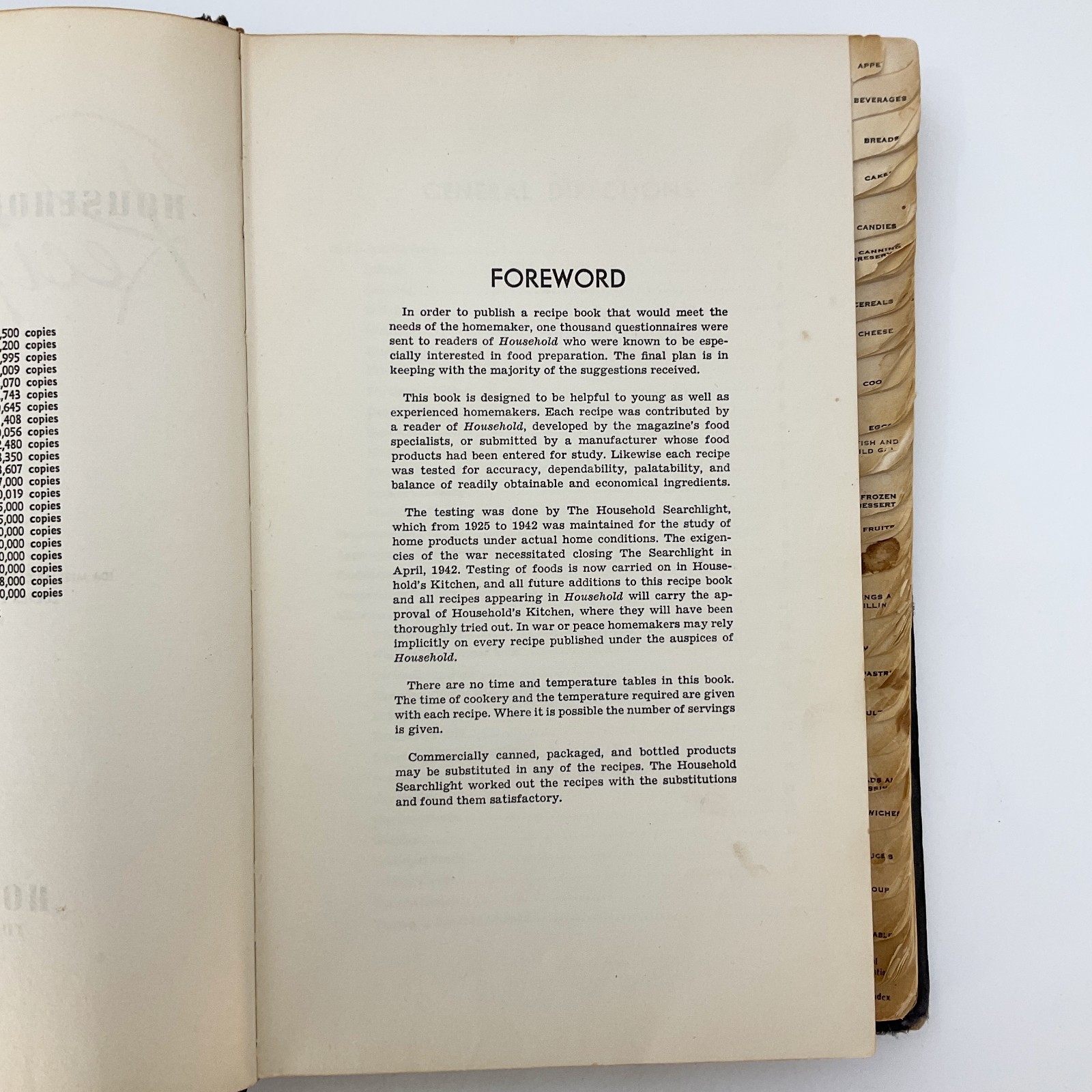 Searchlight Recipe Book 22nd Ed Cooking Baking Hardcover Book Ida Migliario 1949