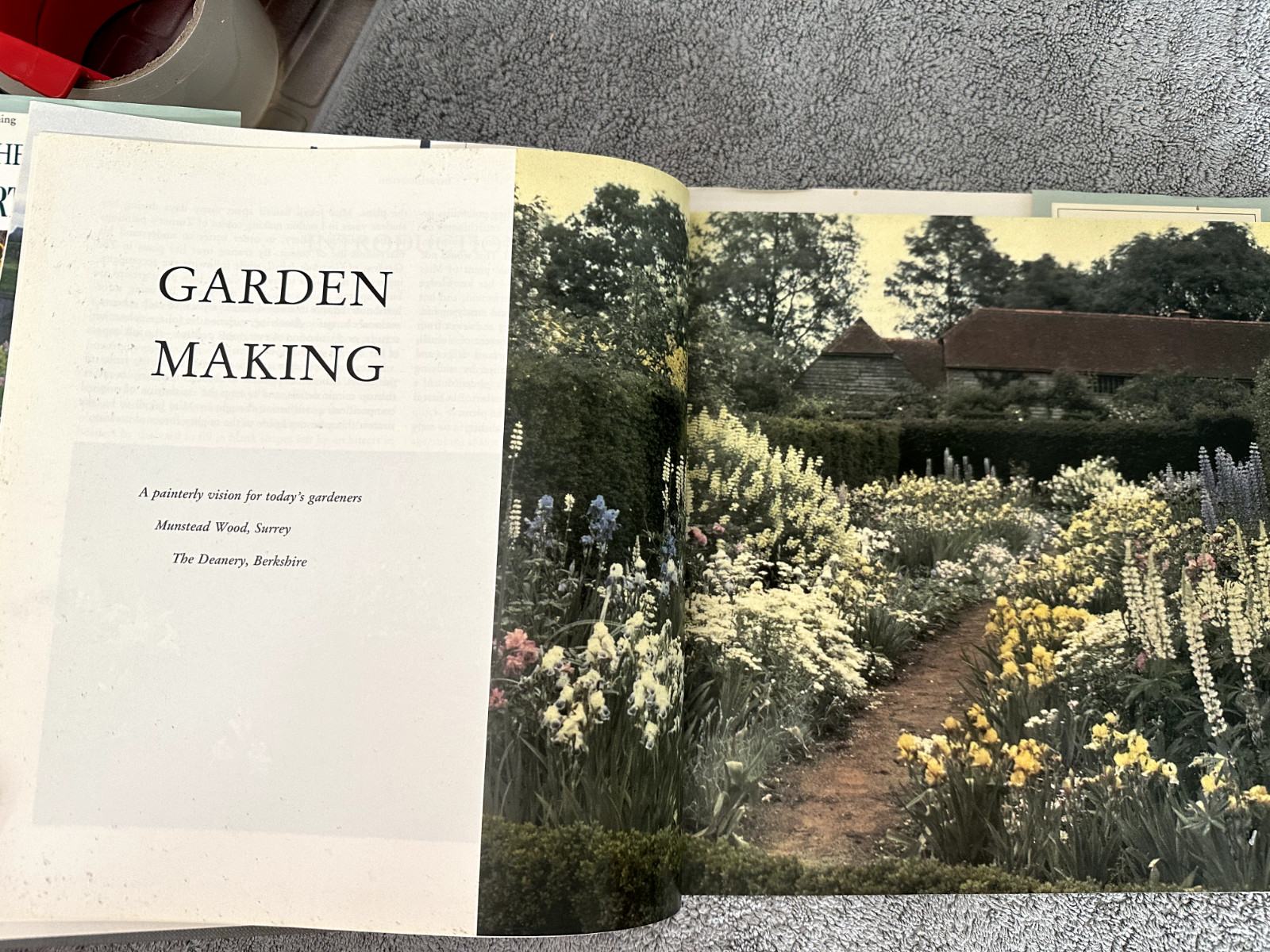 Lot of 2 Bks on Garden Design/History, Gertrude Jekyll plus The Outdoor Room
