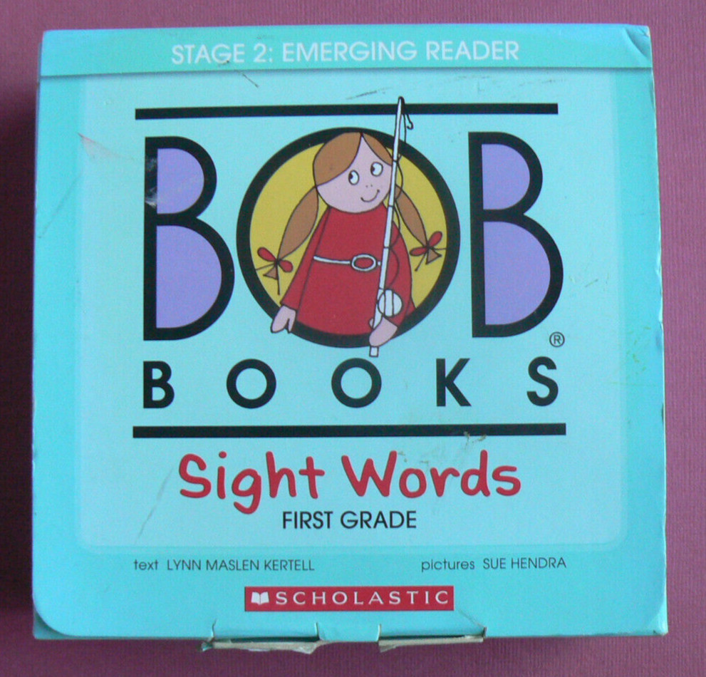 12 BOB BOOKS & Flash Cards & Guide,SIGHT WORDS,First Grade,boxed