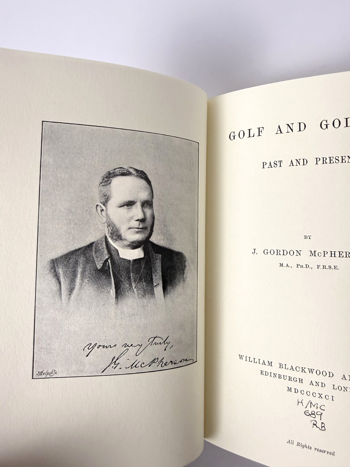 Golf Book Limted Ed 271/1500 Golf & Golfers 2 Books in 1 See Description